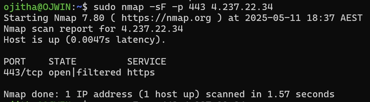 TCP FIN Scan